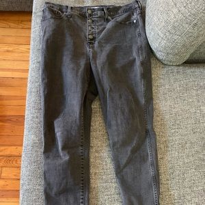 Madewell high rise button up jeans